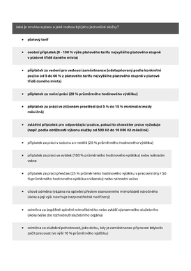 Struktura platu státních zaměstnanců