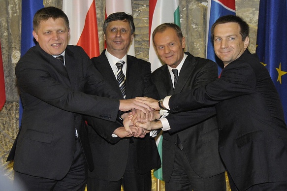 Setkání předsedů vlád na summitu zemí Visegrádu v Krakově, 4.6.2009
