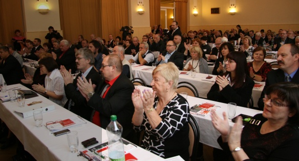 Sněm ČMKOS, 27. listopadu 2014. Zdroj: Tomáš Valášek.
