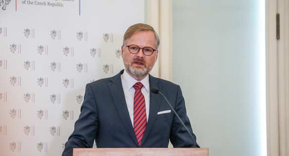 Projev předsedy vlády Petra Fialy před českými velvyslanci, 22. srpna 2022.