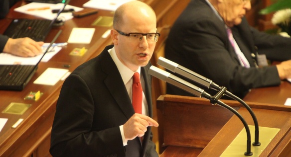 Projev předsedy vlády Bohuslava Sobotky v Poslanecké sněmovně ČR.