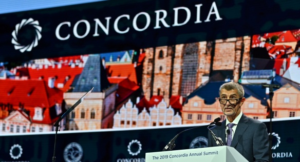 Prime Minister Andrej Babiš at the 2019 Concordia Annual Summit in New York, 23 September 2019.
