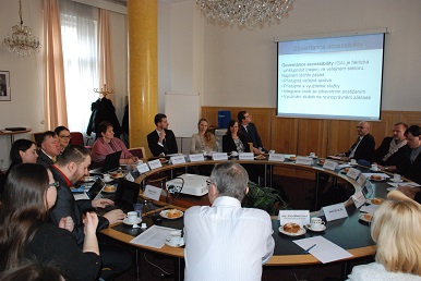 První zasedání Odborné skupiny pro přístupnost veřejné správy a veřejných služeb