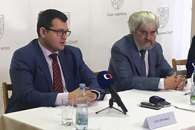 Ministr Chvojka se v Brně sešel s předsedou Nejvyššího soudu Pavlem Šámalem