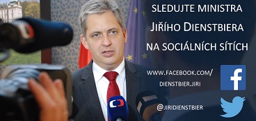 Sledujte ministra Dienstbiera na sociálních sítích