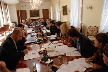 Zasedání Legislativní rady vlády ČR v Hrzánském paláci