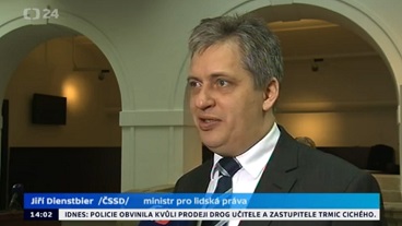 ČT 24 - ministr Dienstbier - ke kritice inkluzivního ve školství od prezidenta Zemana 