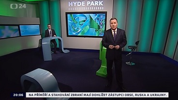 Ministr Dienstbier v HydeParku (ČT 24) - k zákonu o celostátním referendu