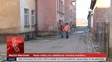 Zprávy ve 23 (ČT24): M. Martínek ke kritice OSN za rasovou diskriminaci v Česku
