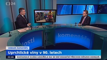 Události, komentáře (ČT): Šimon Pánek k uprchlíkům 
