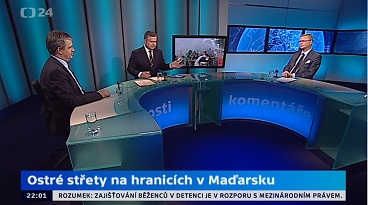 Události, komentáře (ČT): Ministr Dienstbier k uprchlíkům a jejich postavení