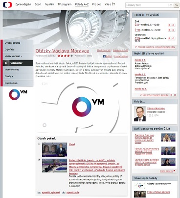 ČT 1: Otázky Václava Moravce: Exekuce nově