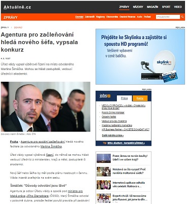 Agentura pro začleňování hledá nového šéfa, vypsala konkurz