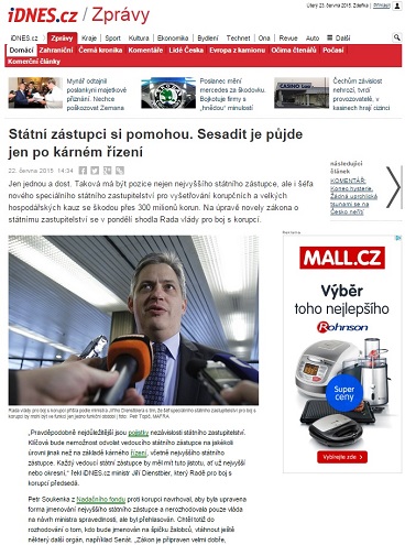 IDNES.cz: Státní zástupci si pomohou. Sesadit je půjde jen po kárném řízení