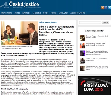Česká-justice.cz: Zákon o státním zastupitelství: Pelikán nepřesvědčil Dienstbiera, Chovance, ale ani Babiše