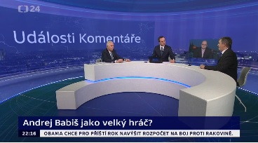 ČT 24 (Události, komentáře): Ministr Dienstbier ke konfliktu mezi Sobotkou a Zemanem