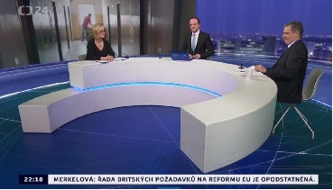 ČT 24 (Události, komentáře): Růst penzí podle vlády