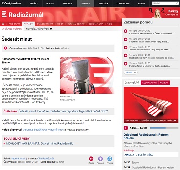 ČRo - Šedesát minut Radiožurnálu