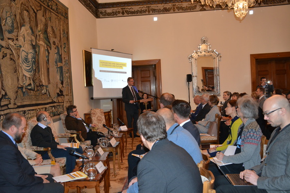 Konference kulturních a kreativních průmyslů v Hrzánském paláci v Praze
