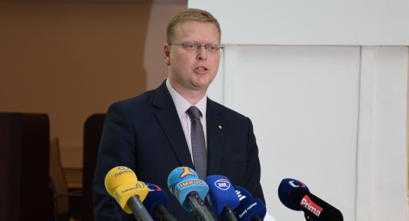 Bilanční tisková konference vicepremiéra Bělobrádka