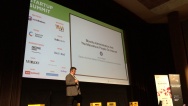 Náměstek místopředsedy vlády pro vědu, výzkum a inovace Arnošt Marks na Startup Summit Prague 2014, 27. června 2014.