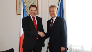 Reinhold Lopatka navštívil Úřad vlády