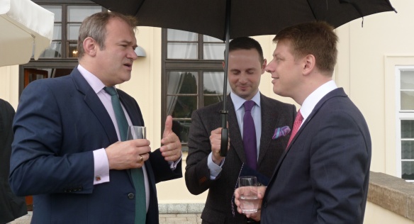 Ministr Edward Davey navštívil 28. května Prahu.