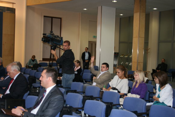 Účastníci tiskové konference