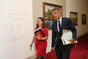 Premiér Andrej Babiš a státní tajemnice pro EU Milena Hrdinková přicházejí na jednání vlády, 2. září 2019.