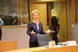 V roli předsedkyně Evropské komise se poprvé představila Ursula von der Leyenová, 12. prosince 2019.