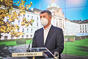 Předseda vlády Andrej Babiš hovořil o výsledcích jednání, 27. října 2020.