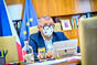 Prime Minister Andrej Babiš during a government meeting, 1 March 2021.