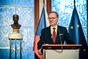 Press conference after a meeting between Prime Minister Petr Fiala and European Parliament President Roberta Metsola, 14 February 2024.