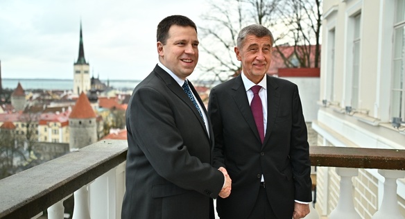 Prime Minister Babiš Discusses Cooperation on Cyber Security and Digitisation in Estonia, 18 February 2020.