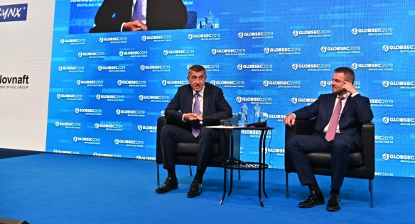 Premiér Babiš se zúčastnil fóra Globsec v Bratislavě 