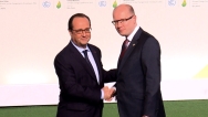 Předseda vlády se zúčastnil klimatického summitu v Paříži, 30. listopadu 2015.