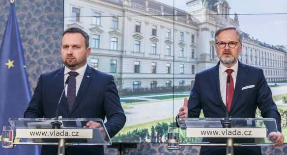 Tisková konference po jednání vlády, 21. září 2022.