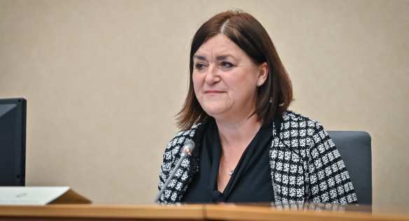 Ministryně pro vědu, výzkum a inovace Helena Langšádlová na jednání RVVI, 16. prosince 2022.