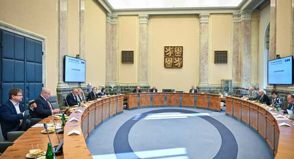 Rada vlády pro výzkum, vývoj a inovace se sešla k jednání ve Strakově akademii, 2. září 2022.