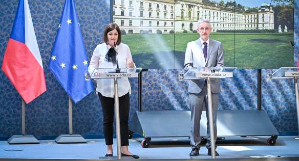 Tisková konference po konci jednání RVVI, 29. dubna 2022.