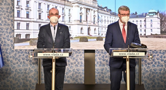 Press conference after the government meeting, 18 March 2021.
