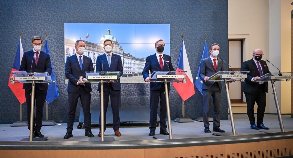 Tisková konference po jednání vlády, 19. ledna 2022.