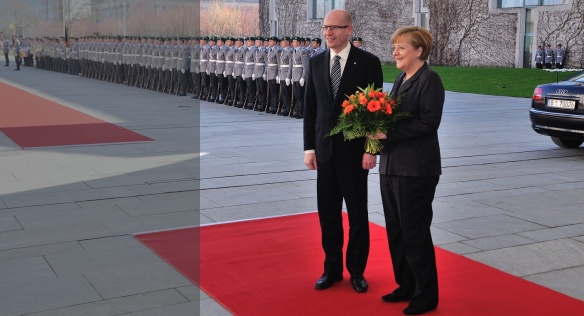 Prime Minister B. Sobotka on a visit to the Federal Republic of Germany on 13 and 14 March 2014.