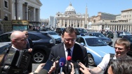 Prime Minister Petr Nečas was on an official visit to Rome and the Vatican from 24 to 26 May 2012.