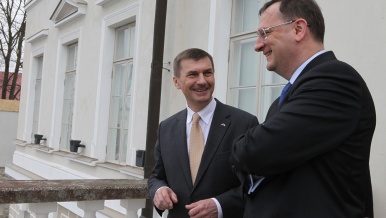On Thursday 18th April 2013, Prime Minister Nečas visited Estonia.