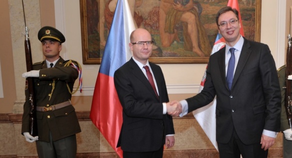 On Friday October 31st 2014, Prime Minster Bohuslav Sobotka met the Prime Minister of the Republic of Serbia, Aleksandar Vučić.