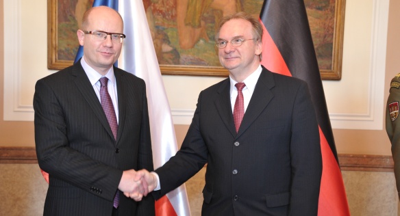On 3 March 2015, Prime Minister Bohuslav Sobotka met Reiner Haseloff, Minister-President of the Free State of Saxony-Anhalt.