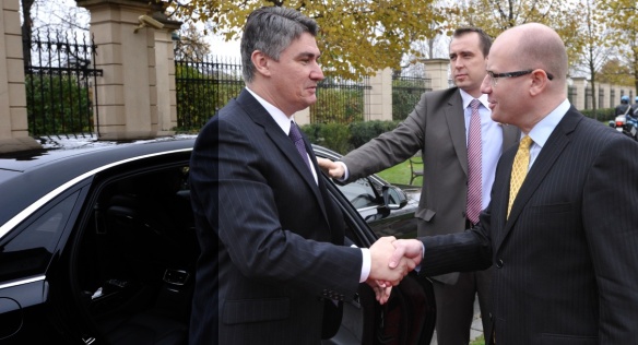 On Tuesday 11 November 2014, Prime Minister Bohuslav Sobotka met the Prime Minister of the Republic of Croatia, Zoran Milanović.