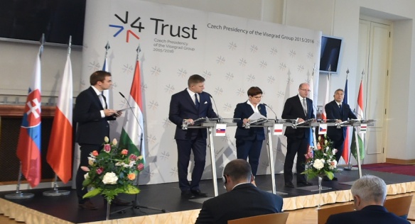 On Wednesday 8 June an official summit of the Prime Ministers of the Visegrad group of countries was held in Prague.