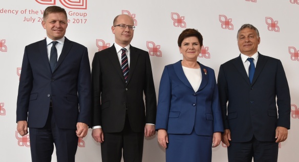 The Summit of the Presidents of the Governments of the countries of the Visegrad Group in Warsaw, 21. July 2016.